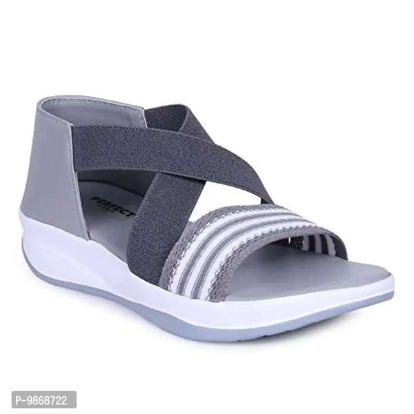perfect step Stylish Flotter Striped Design sandals for Women's/Girls