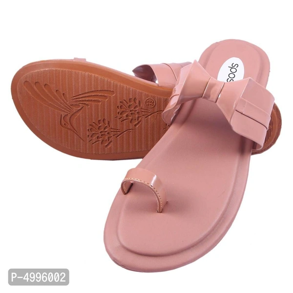 Stylish Artificial Leather Pink Fashion Flats For Women