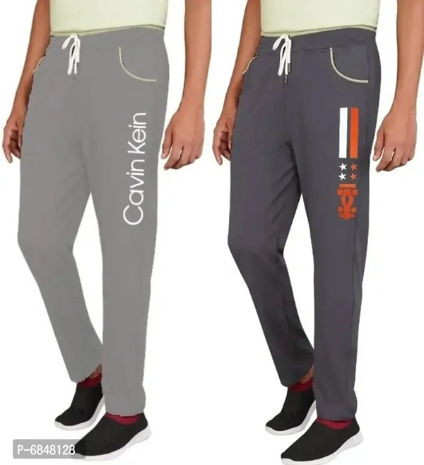 Men Cotton Blend Streachable Trackpant Combo Pack Of 2