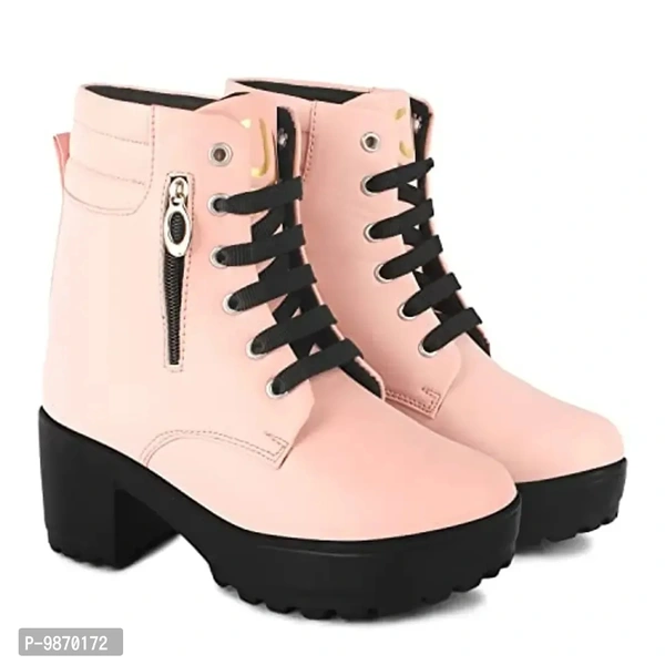 Flynce Women's Girl's Casual and Stylish Ankle Long Boot P_CH2