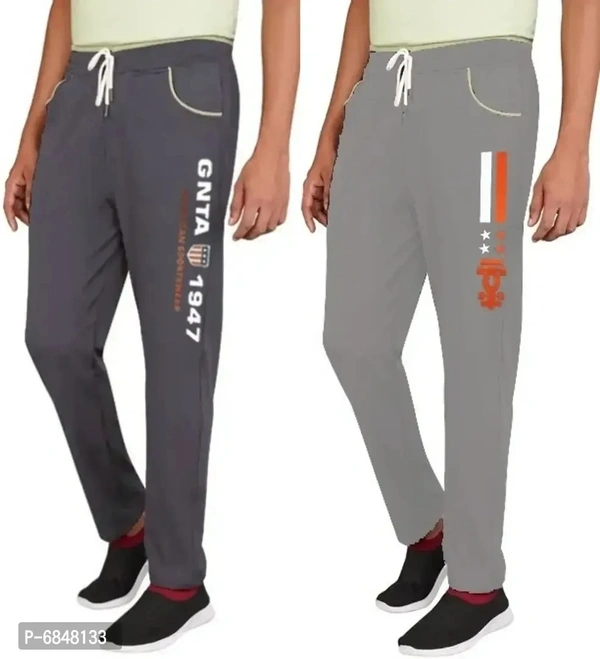 Men Cotton Blend Streachable Trackpant Combo Pack Of 2