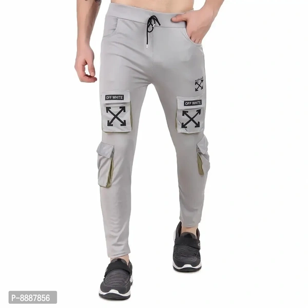 Men Trendy Cotton Drifit Lycra 4Way Trackpant