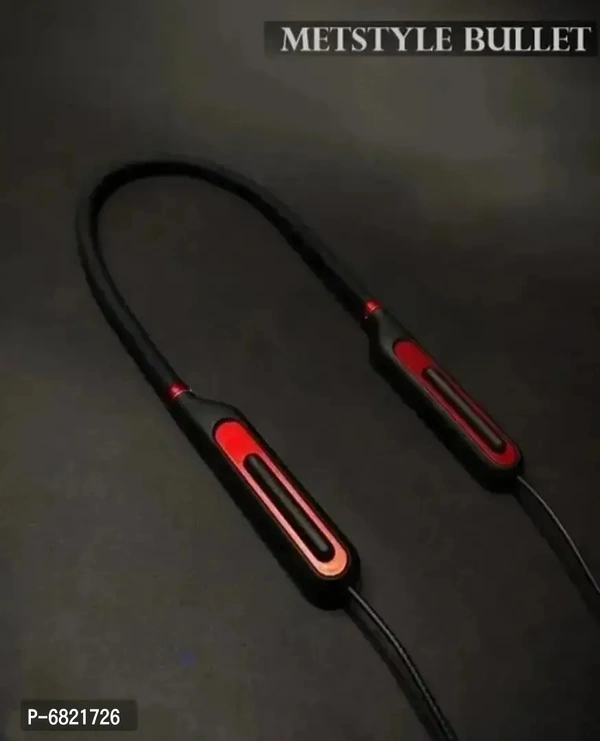 Bullet Neckband Wireless In Ear Bluetooth Waterproof Headset with Mic Clear Sound Quality Hi Bass Headset