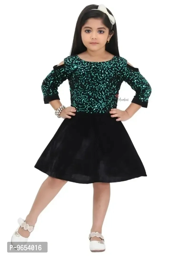 Stylish Girls Cotton Blend Dress