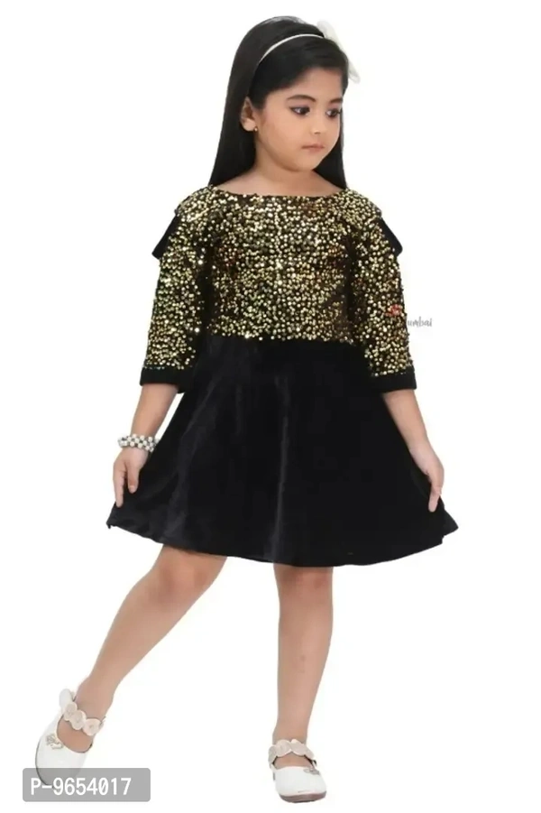 Stylish Girls Cotton Blend Dress