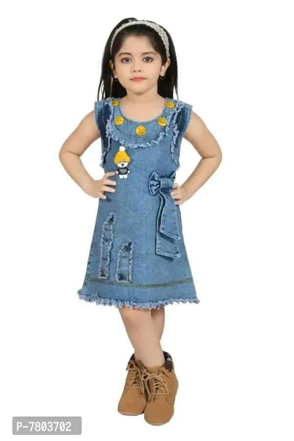 Girls knee length party dress