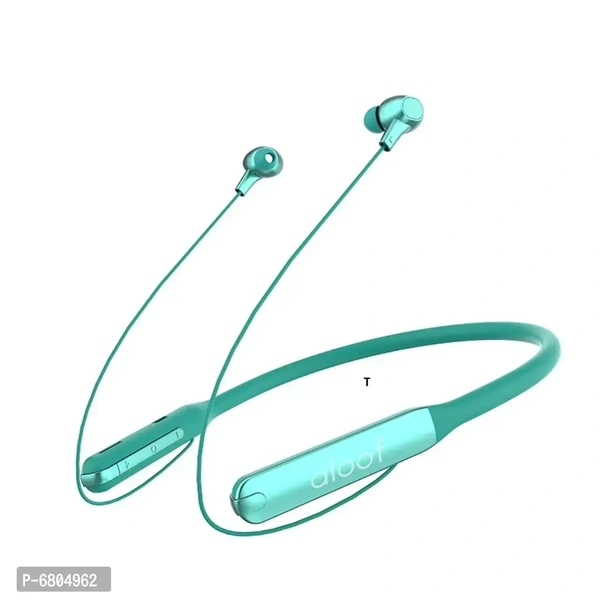 Aloof A31 Wireless Bluetooth In Ear Neckband Headset with Mic (Green)