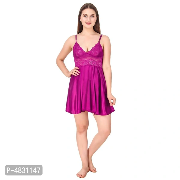 Women's Stylish Satin Babydoll