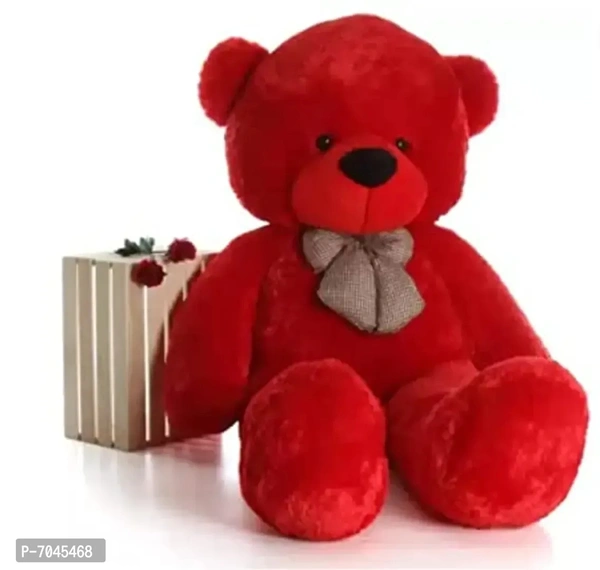 3 Feet Soft and Smooth Teddy Bear Red Color ( 90-cm )