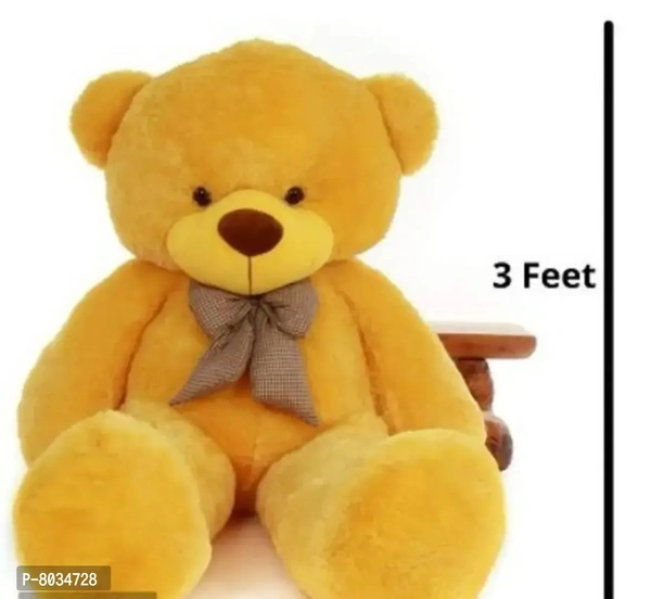Teddy Bear Yellow 3 Feet Ultra Soft for Kids Perfect Present for Birthday, Babies, Girls, Boy, Girlfriend -( Yellow-90 cm )