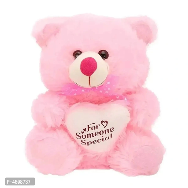 Creative Pink Small Fur Teddy Bear - 30 cm