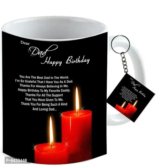 Happy Birthday Mug Keyring Set