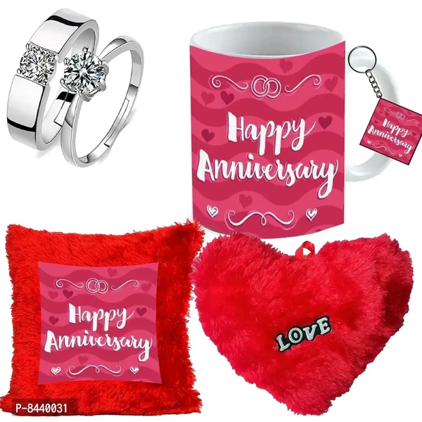 Anniversary Gift Set with Couple Ring Set