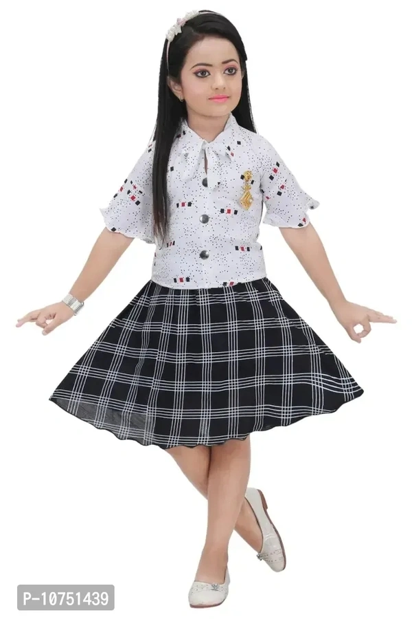 Stylish Fancy Cotton Frocks For Girls Pack Of 1