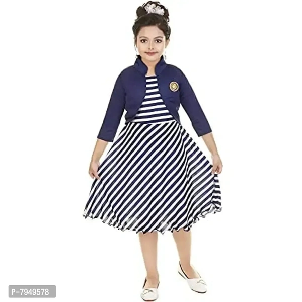Fariha Fashions Girl's A-Line Knee Length Dress.
