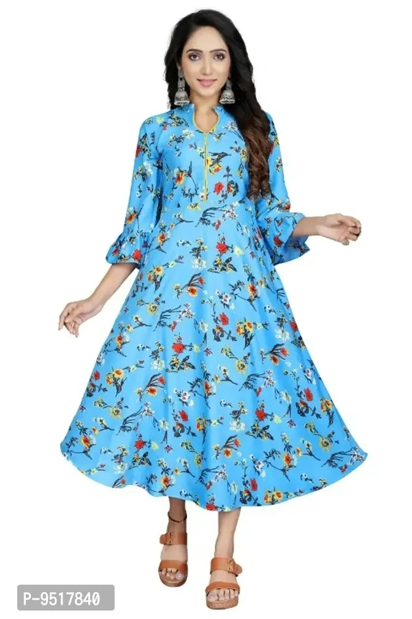 Latest Fancy V Cut Pieping Gown Feroji