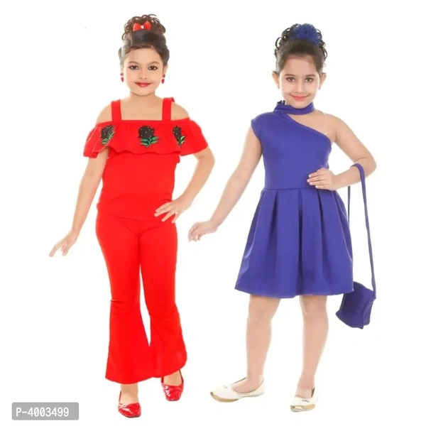 Fiera fashion combo girls dresess(pack of 2)