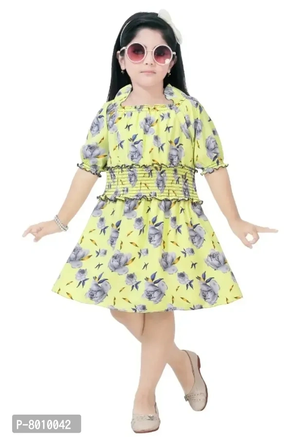 Girls knee length party dress