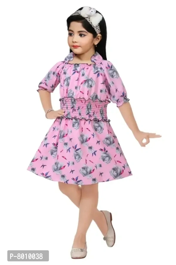 Girls knee length party dress