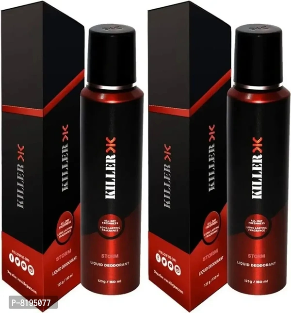 KILLER X PERFUME FOR UNISEX 300MLX2 COMBO