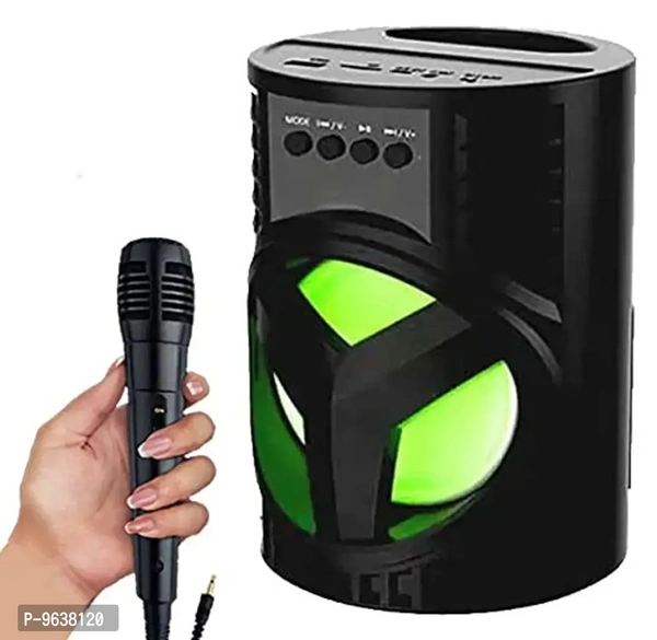 Ws-03 With Mic Stereo Sound Rich Bass Wireless Rechargeable speaker