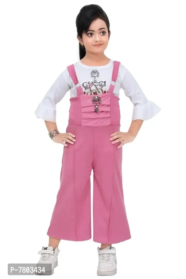   Girls full length party wear dungree pant