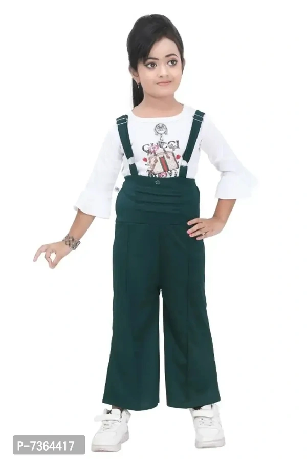   Girls full length party wear dungree pant