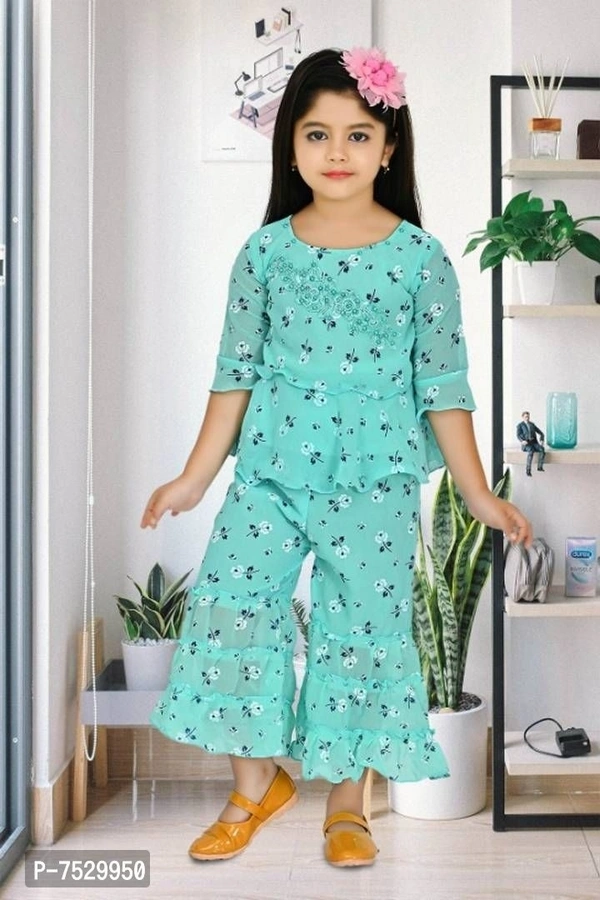  Girls party wear sarasa dress