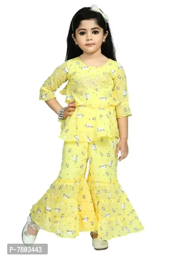  Girls party wear sarasa dress