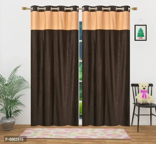 Designer Digital Print 3D Lace Door Curtain-7Ft-1 Pc