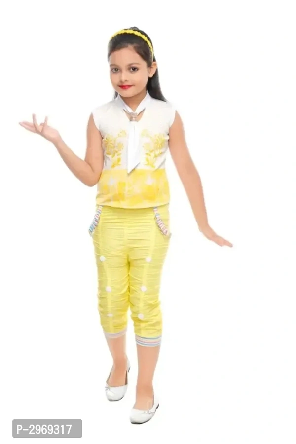 Fancy party wear capris top