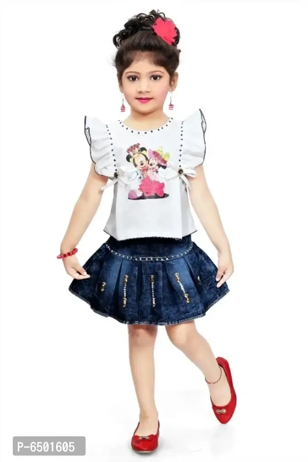 Baby Girls Party(Festive) Top Skirt
