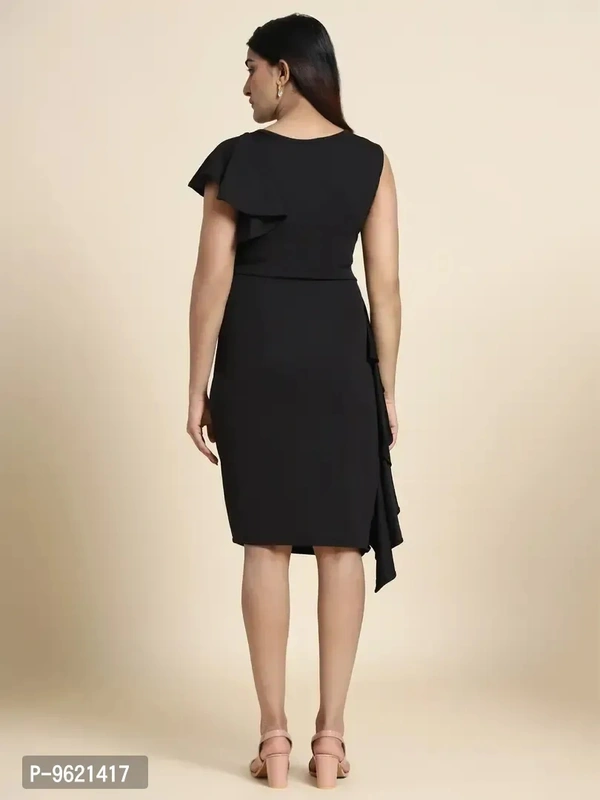 Stylish Fancy Lycra Solid Bodycon Dress For Women