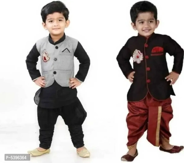 Boys Festive Party, Wedding Kurta, Dhoti Pant