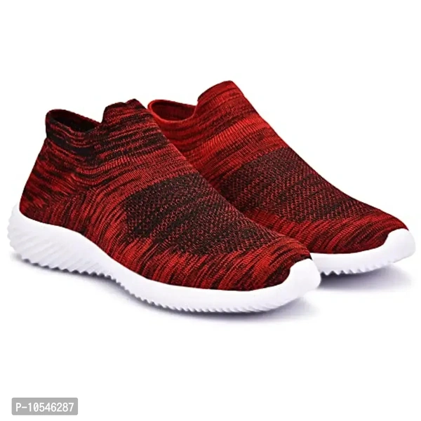 OZJI Running Shoes for Men (Red, Numeric_9)