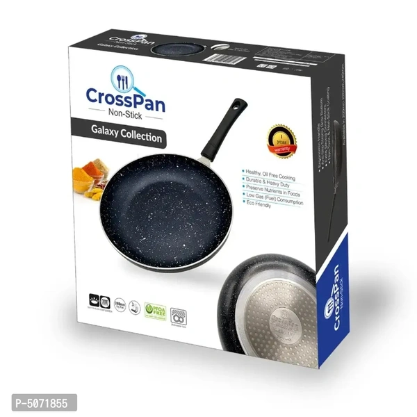 CrossPan Galaxy Collection Non Stick Fry Pan, 240mm, Black , Induction Base