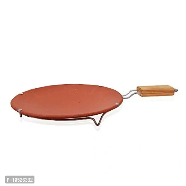 Naivete Earthen Clay Tawa, Brown