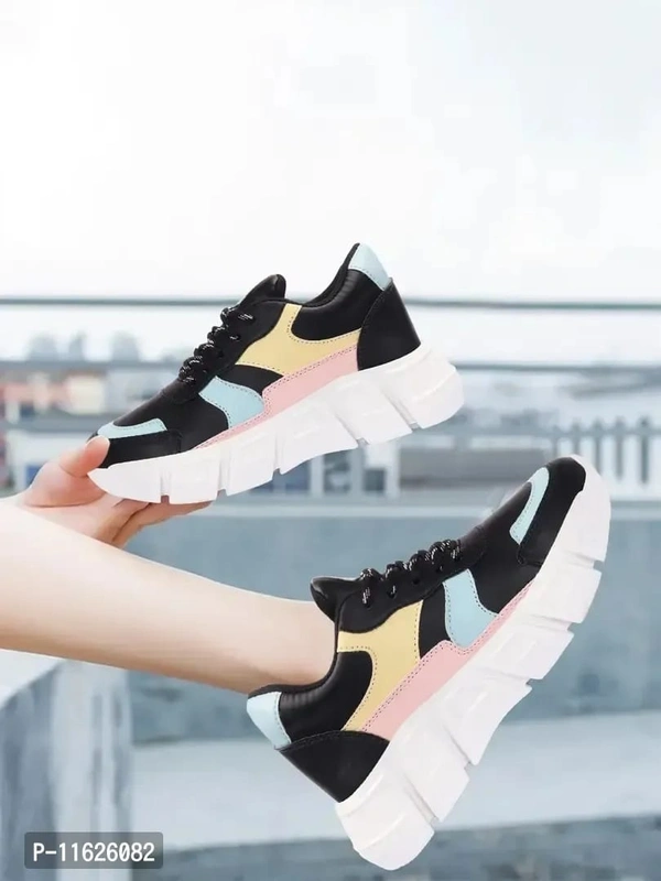 Stylish Fancy Mesh Casual Shoes Sneakers For Women