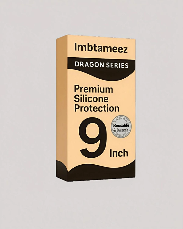 Imbtameez | 9 Inch | Premium Silicone Protection – Dragon Series  Reusable & Durable