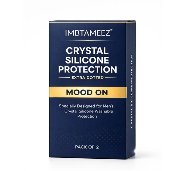 Imbtameez® Crystal Premium Silicone Protection – Reusable, Ultra-Thin & Durable (Series)-Pack of 2