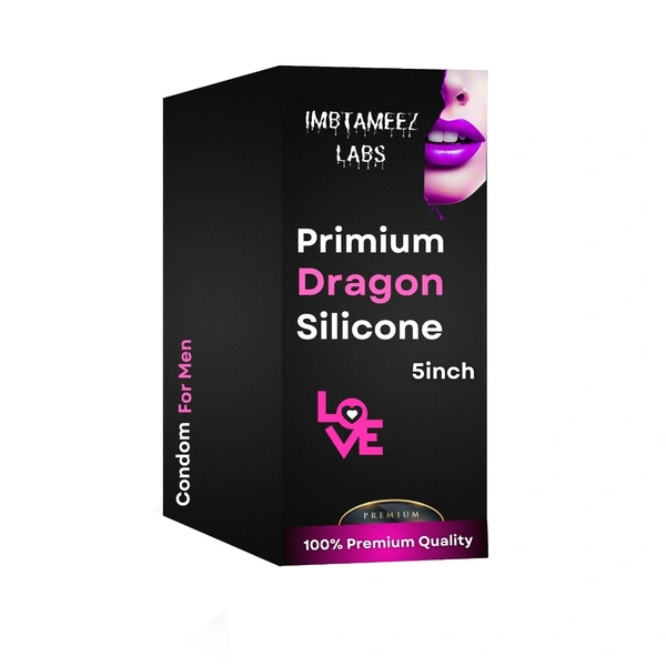 Premium Dragon Silicone Condom – 5 Inch | Reusable, Soft & Comfortable