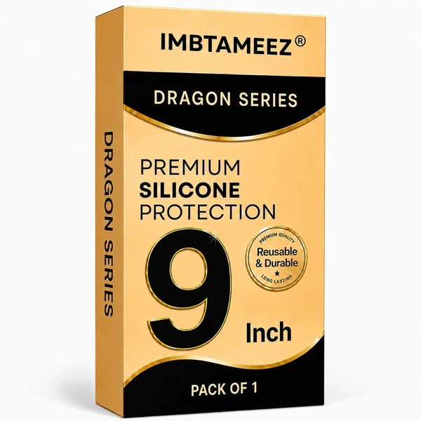 Imbtameez Dragon Series Premium Silicone Cover – 9 Inch, Pack of 1