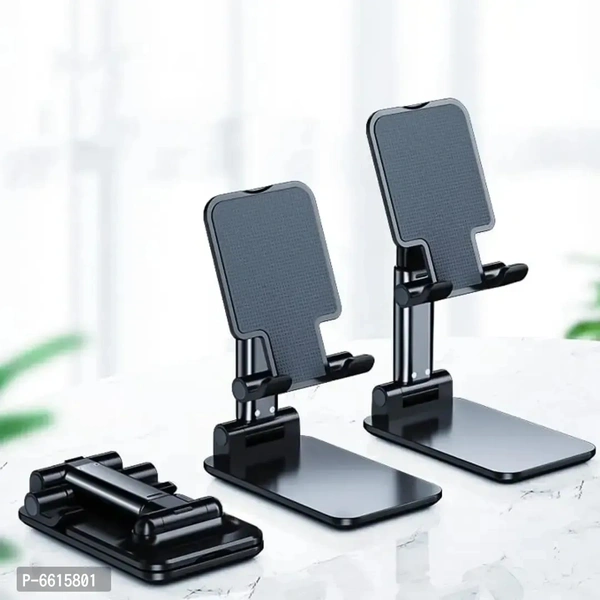 Adjustable and Foldable Desktop Phone Holder Stand for Phones Compatible with All Mobile Phone