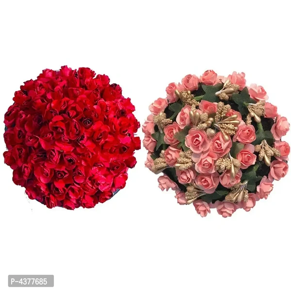 Artificial flower Bun Juda Maker Flower Gajra Hair