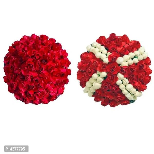 Artificial flower Bun Juda Maker Flower Gajra Hair