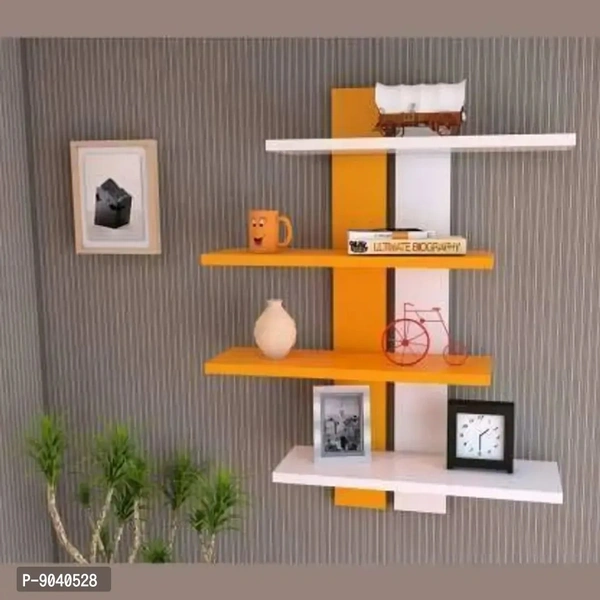 Classy MDF Solid Wall Shelves for Home Office