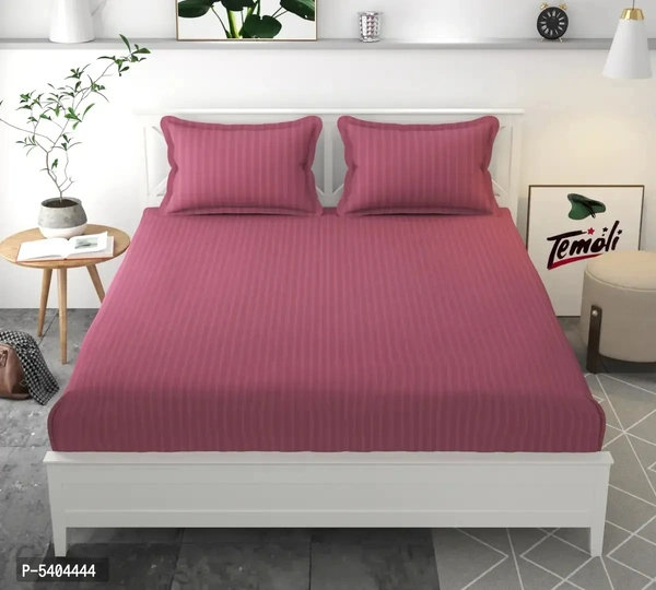 Comfortable Fine Glace Cotton Abstract One Queen Size Elastic Fitted B