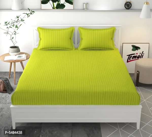 Comfortable Fine Glace Cotton Abstract One Queen Size Elastic Fitted B