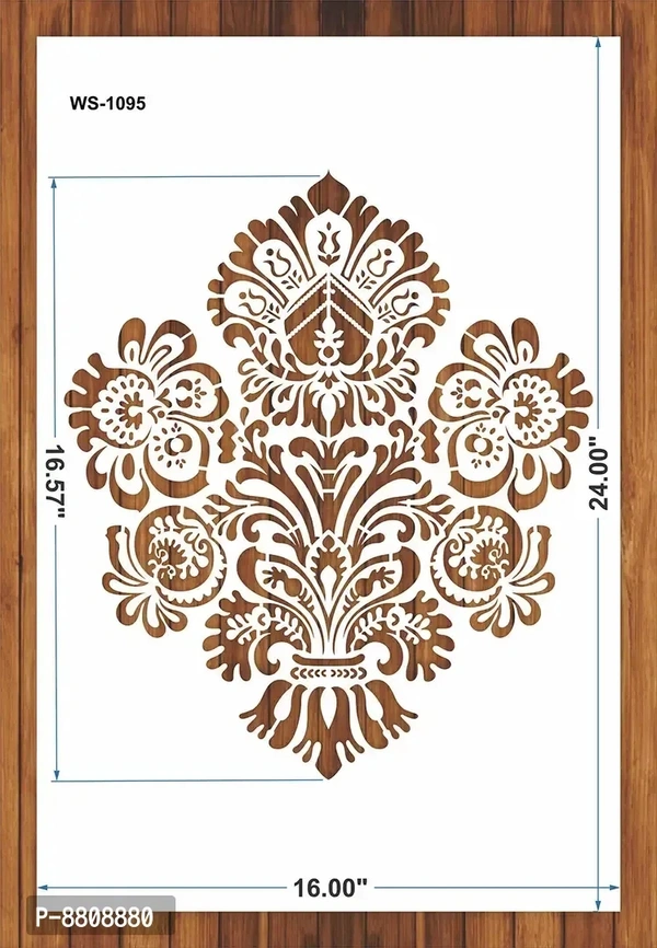 Designer Wall Stencil Reusable DIY Wall Stickers