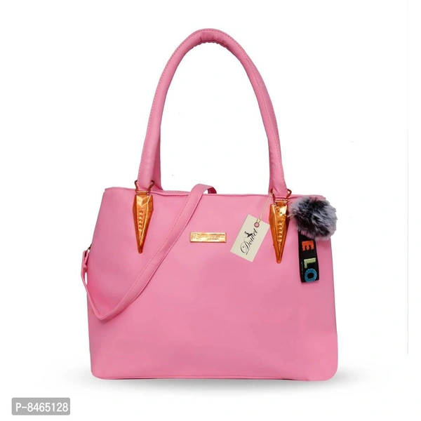 Elegant Pink PU Bags & Purses For Women